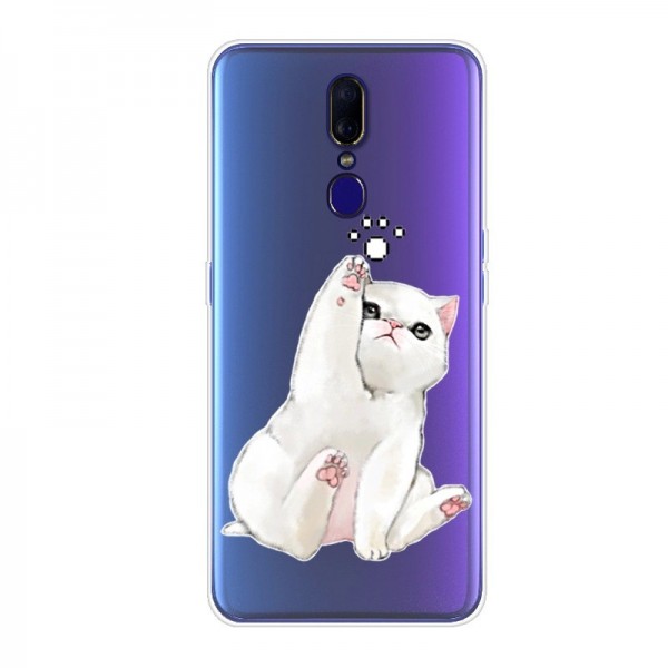 Pouzdro pro Huawei Honor 10 lite, průhledný silikon kotě