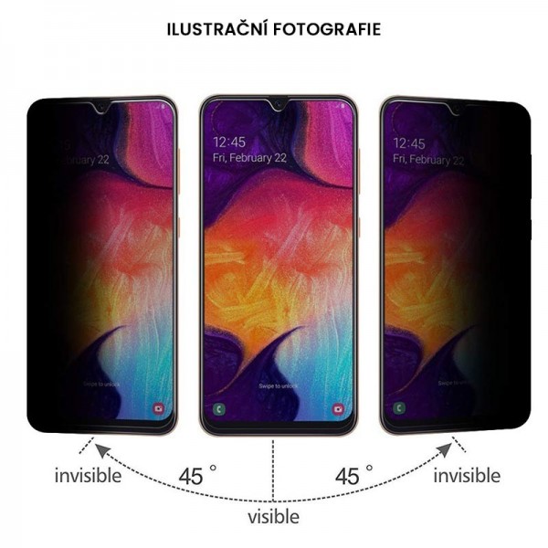 Symfony privátní protišpionské tvrzené sklo pro Samsung Galaxy S20+