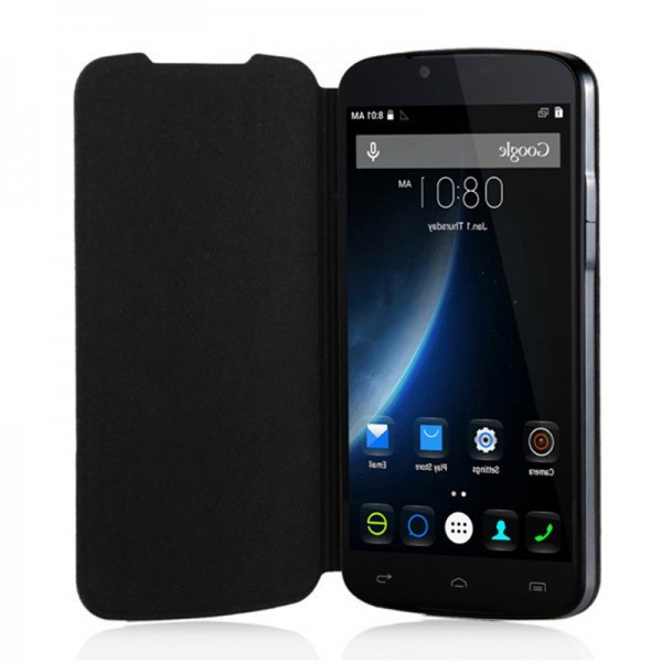 Pouzdro flip se zadným krytem DOOGEE X6 černý