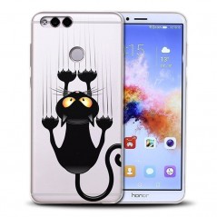 Pouzdro pro HUAWEI Honor 8X, silikon kočka